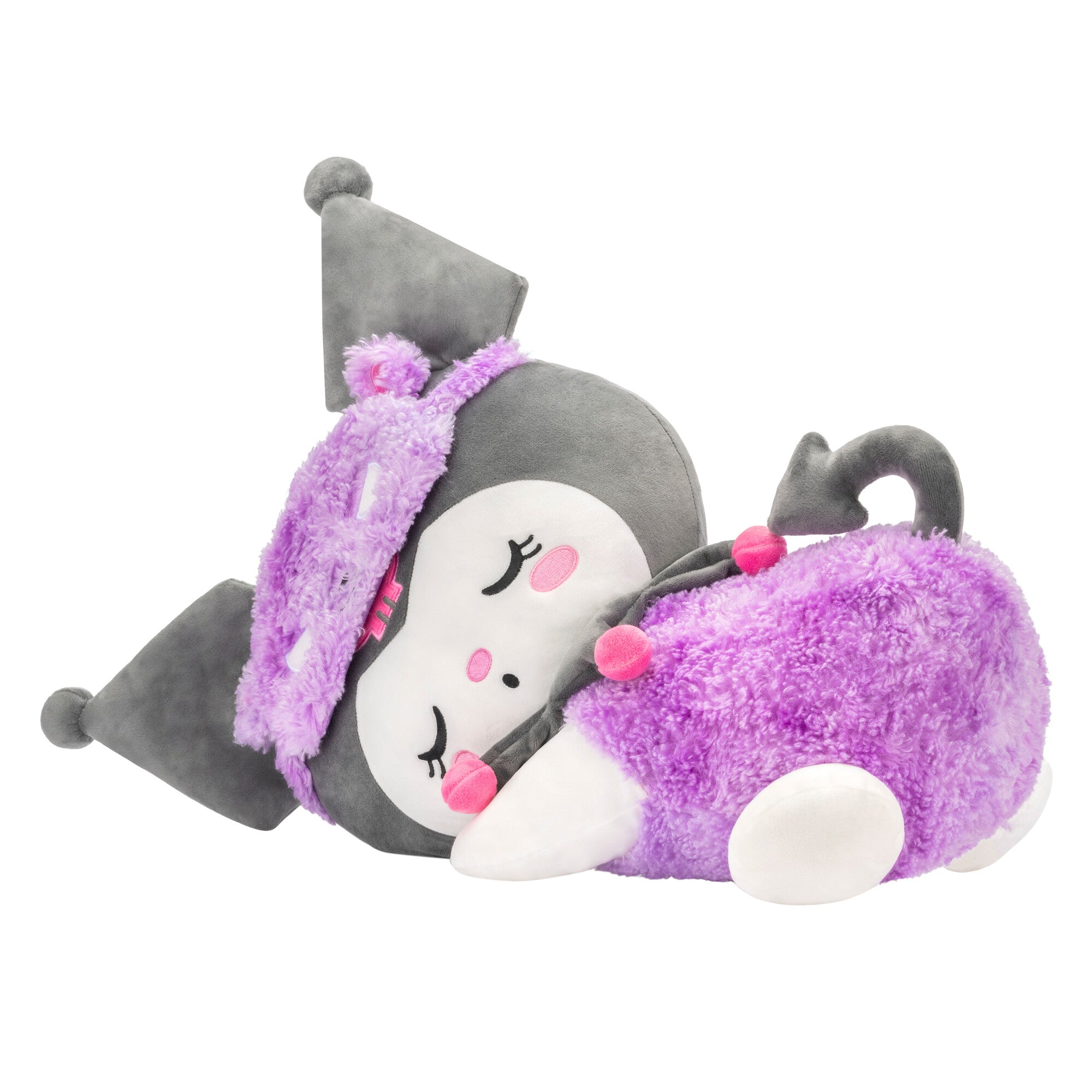 HKT0029_HKT0031_HelloKittyandFriends_18inSleepingPlush-Sherpa-Kuromi-W1-Left-lpr.jpg