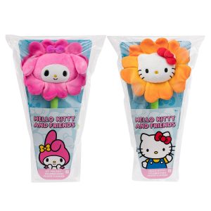 Hello Kitty and Friends 14" Plush Flower 2-Pack - Hello Kitty & My Melody | Jazwares