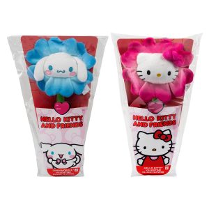 Hello Kitty and Friends 14" Plush Flower 2-Pack - Hello Kitty & Cinnamoroll | Jazwares