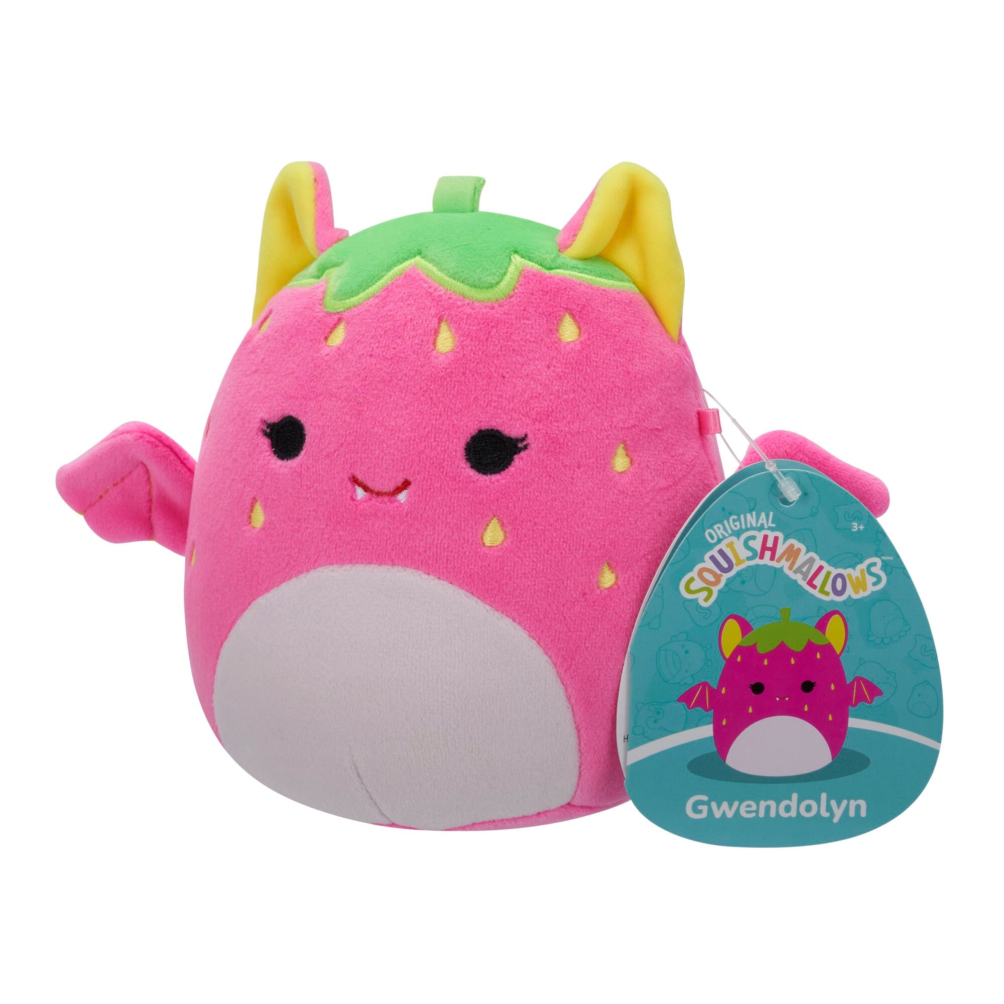 JPGOutput-SQCR09447_5inSquishmallows_SP26UnscentedMysteryBags_GwendolynNeonPinkStrawberryBatwithEyelashes_IP3QL.jpg