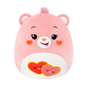 Squishmallows Care Bears 12" Love-a-lot Bear | Jazwares