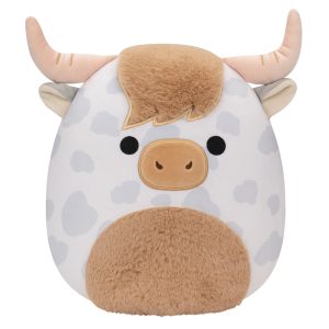 Squishmallows 12" Borsa Spotted Highland Cow | Jazwares