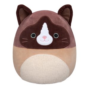 Squishmallows 16" Woodward the Brown and Tan Snowshoe Cat | Jazwares
