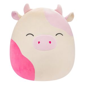 Squishmallows 20" Caedyn the Cream Cow with Pink Spots | Jazwares