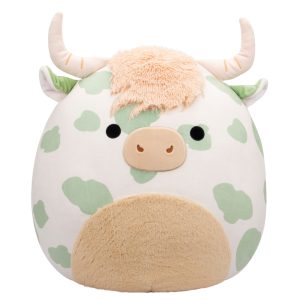 Squishmallows 20" Celestino the Sage Green Spotted Highland Cow | Jazwares