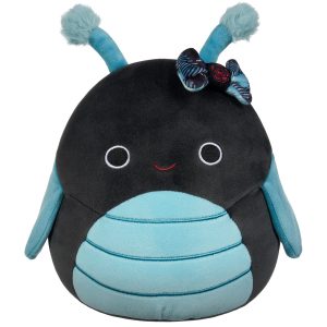 Squishmallows 14" Celie the Teal and Black Grasshopper with Bow | Jazwares