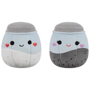 Squishmallows 5" Valentine??s Salt & Pepper 2-Pack | Jazwares