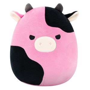 Squishmallows 8" Pollyanna the Black and Pink Cow | Jazwares