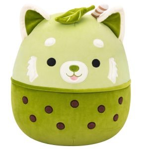 Squishmallows 14" Eitan the Matcha Boba Red Panda | Jazwares