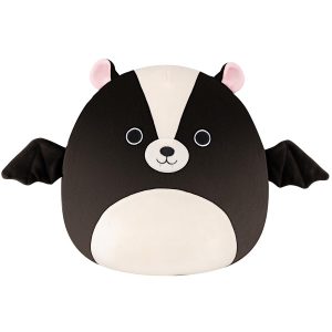 Squishmallows 12" Skyler the Black and White Skunk Bat | Jazwares