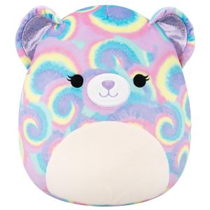 Squishmallows 12" Jonessa the Purple Psychedelic Tie-Dye Bear | Jazwares