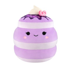 Squishmallows 12" Una the Ube Pancakes with Pink Pretzel | Jazwares