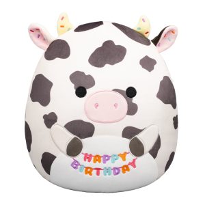 Squishmallows 12" Colin the Black and White Cow | Jazwares