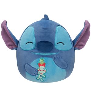 Squishmallows 8" Disney Stitch Holding Scrump | Jazwares