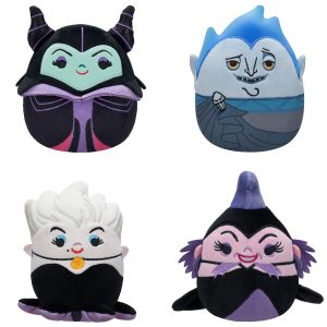 Squishmallows 4" Select Series Disney Villains 4-Pack | Jazwares