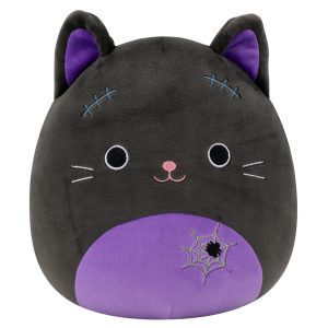 Squishmallows 8" Autumn the Black Cat with Purple Belly | Jazwares
