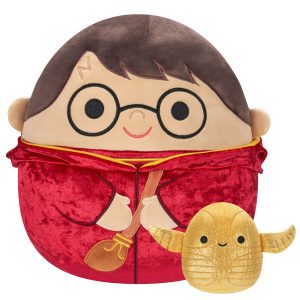 Squishmallows 12-Inch Harry Potter and 4-Inch Golden Snitch 2-Pack | Jazwares