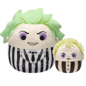 Squishmallows 10-Inch Beetlejuice and 4-Inch Baby Beetlejuice 2-Pack | Jazwares