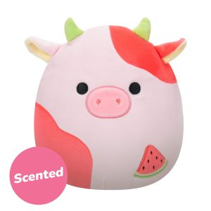 Squishmallows 8" Oola Watermelon Scented Cow | Jazwares